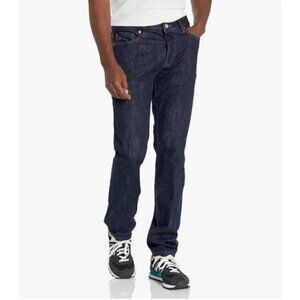 NWOT Outerknown SEA Jeans Ambassador Mens 36 x 32 Blue Dark Wash Slim Fit Jeans